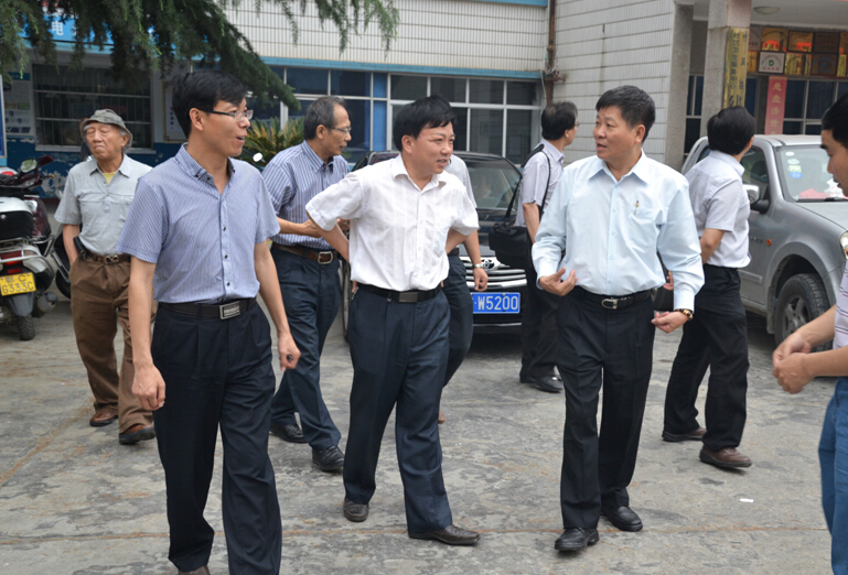 台湾考察团到县中医院考察