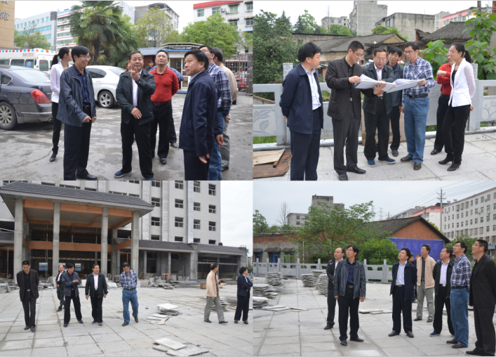 省卫计委巡视员黄运虎一行到县中医院调研