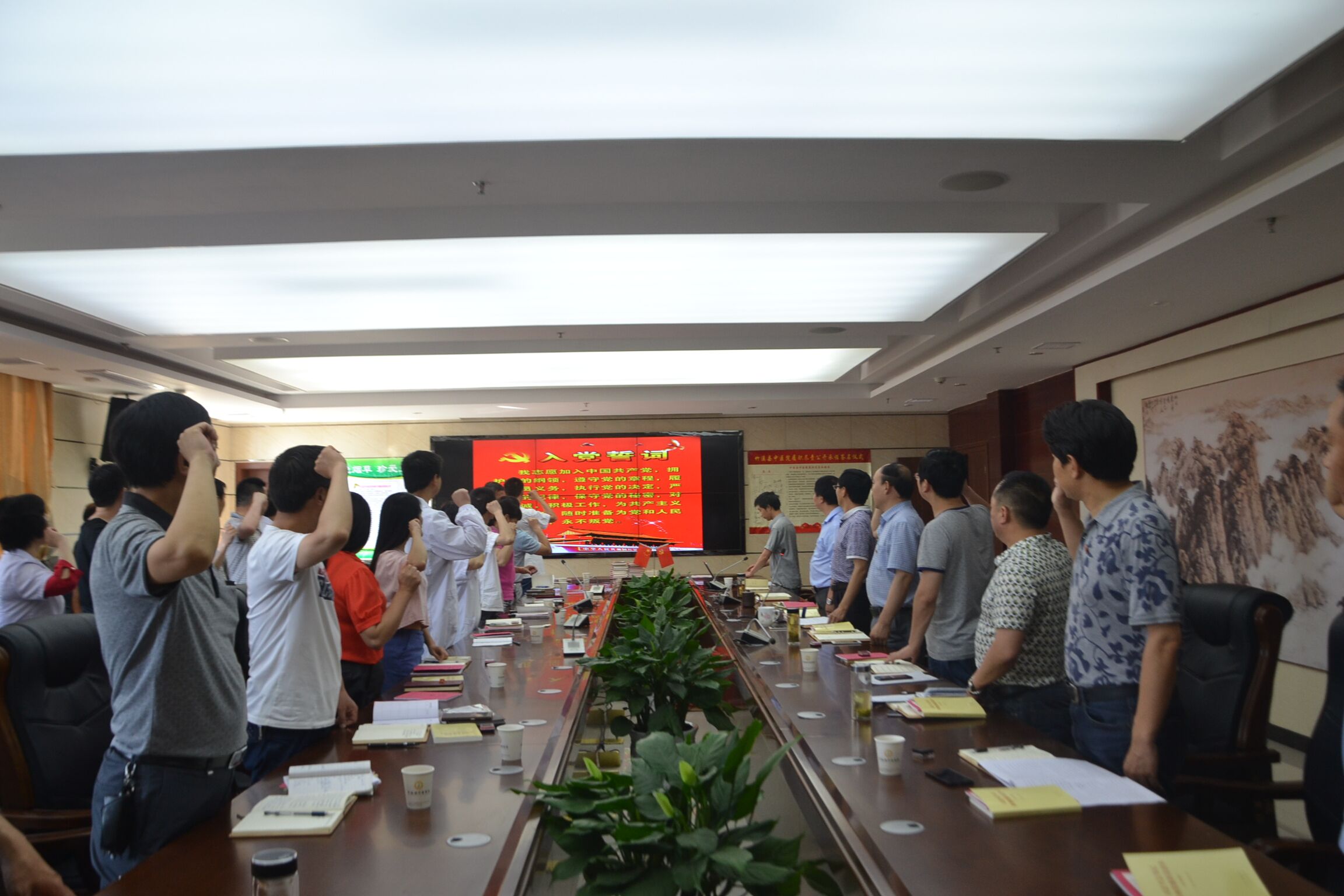 县中医院党支部开展“主题党日”活动