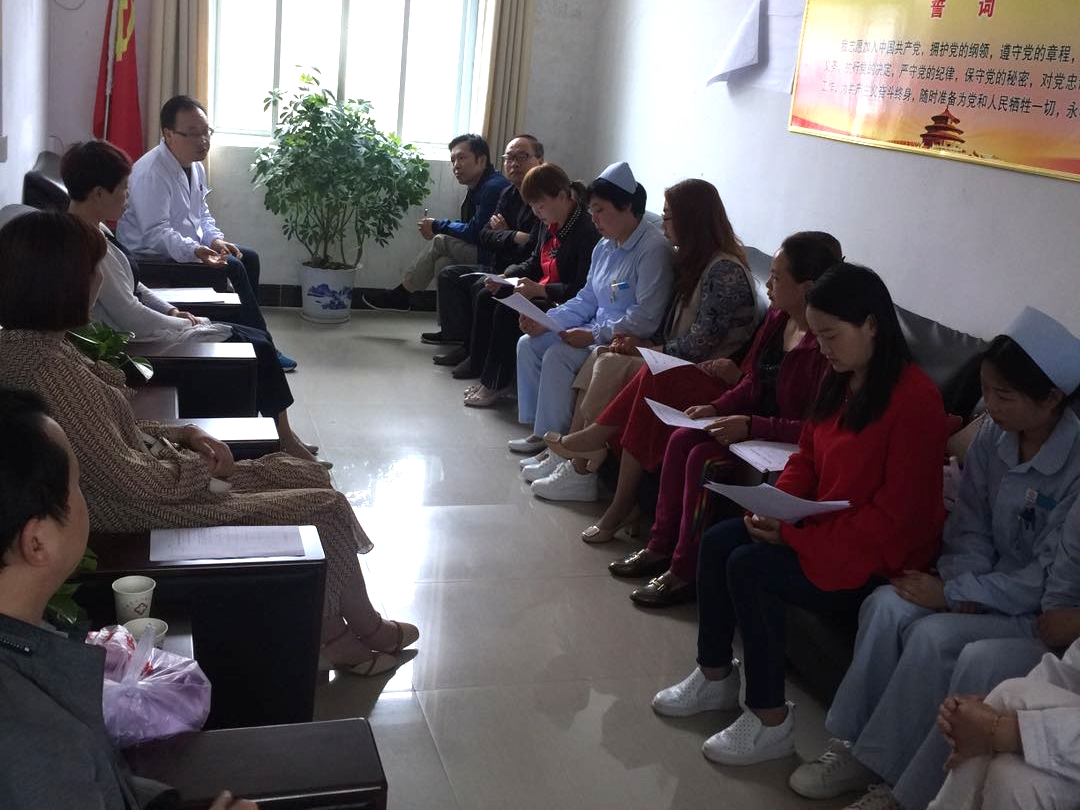 县护理质量控制中心到水坪镇卫生院指导工作