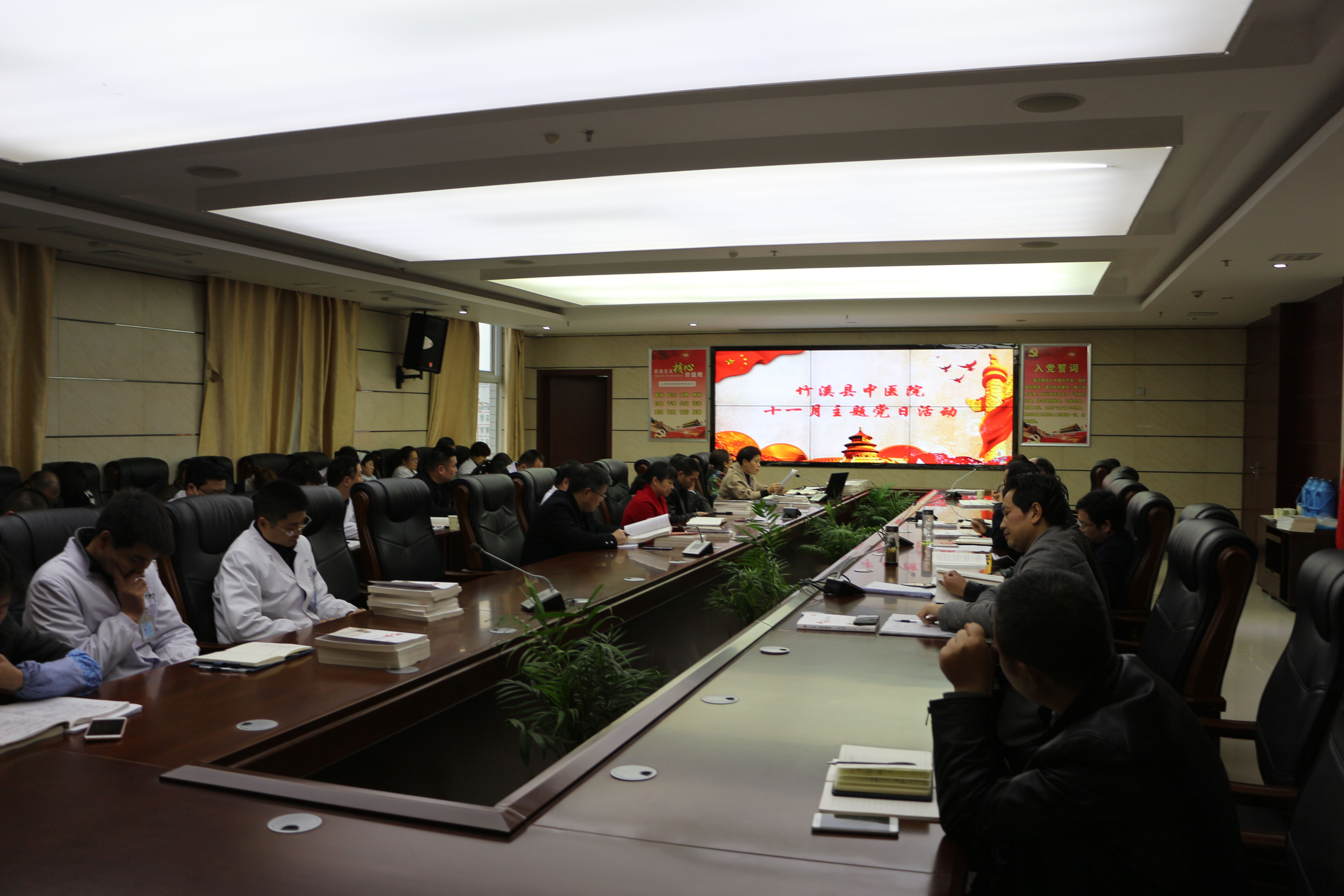 县中医院开展十一月主题党日活动