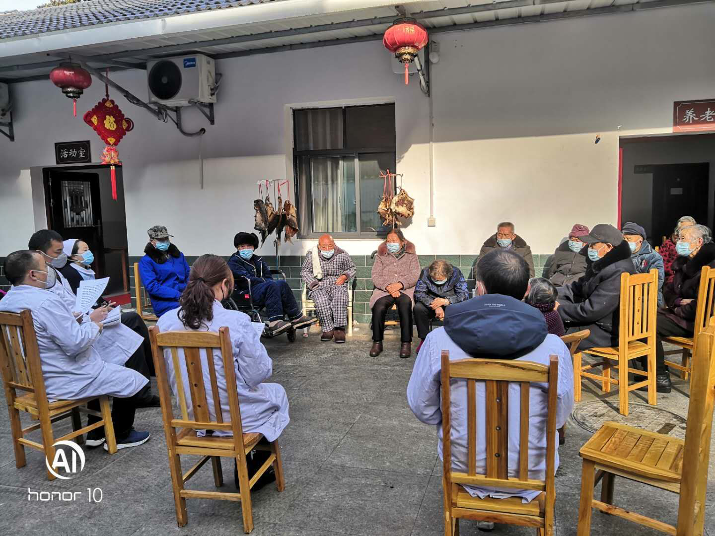 竹溪县中医院医养结合中心开展新型冠状病毒感染的肺炎防控培训会