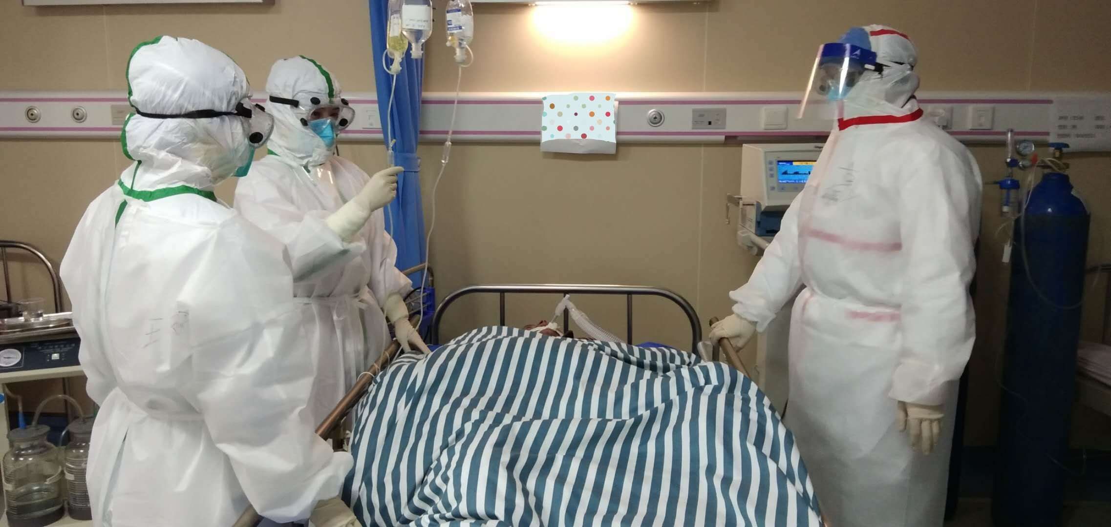 羸弱的她，坚定信心抗疫情